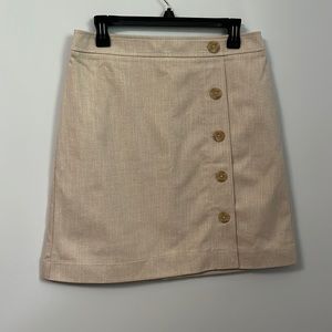 Ann Taylor Skirt WiTh Button Detail